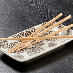 CASA UMAMI Bacchette Set Di 4 Naturale| Set Di Posate