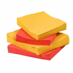 CASA UNI Set Di 20 Tovaglioli Rosso| Tovaglioli