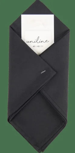 CASA UNILINE Tovagliolo Nero| Tovaglioli