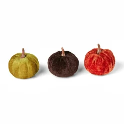 CASA VELVET 9 Zucche Decorative Multicolore| Fiori Artificiali|Halloween