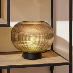 CASA VINTO Lampada Da Tavolo Ambro Trasparente| Lampade Da Tavolo