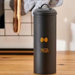 CASA VIRA Conserva Vivande Per Pasta Secca Nero| Contenitore Per Alimenti|Scatole Conserva Vivande