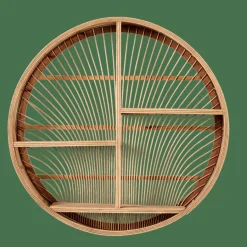 CASA WAYI Scaffale Pensile Naturale| Scaffali Da Parete
