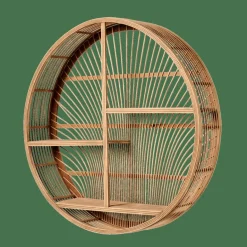CASA WAYI Scaffale Pensile Naturale| Scaffali Da Parete