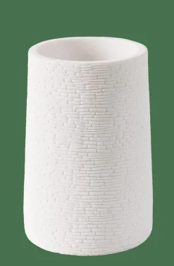 CASA WHITE ELEGANCE Portaspazzolino Bianco| Accessori Da Lavandino