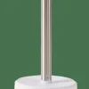 CASA WHITE ELEGANCE Scopino WC In Supporto Bianco, Argentato| Accessori Per Il Wc