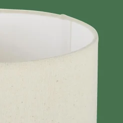 CASA WHITESTONE Lampada Tav+paralume E27 Bianco Antico| Lampade Da Tavolo