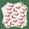 CASA X-MAS DOG Set Di 20 Tovaglioli Multicolore| Tovaglioli