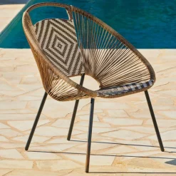CASA YUMA Sedia Lounge Naturale| Sedie Lounge