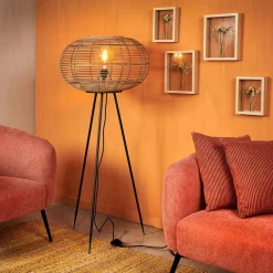 CASA ZANZI Lampada Da Pavimento E27 Naturale| Lampade Da Terra