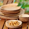 CASA ARECA LEAF Piatti Set Di 6 Naturale| Piatti