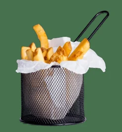 CASA BLACK Cestino Da Portata Nero| Aperitivo E Tapas