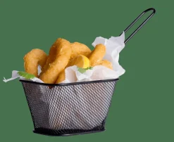 CASA BLACK Cestino Da Portata Nero| Aperitivo E Tapas