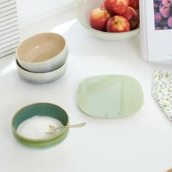 CASA CUISINO Leccapentola Set Da 2 Menta, Verde Scuro| Strumenti Da Cucina