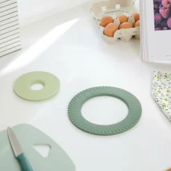 CASA CUISINO Leccapentola Set Da 2 Menta, Verde Scuro| Strumenti Da Cucina