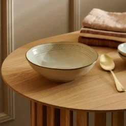 CASA EARTH MARL Piatto Fondo Crema| Piatti