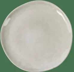 CASA EARTH MARL Piatto Piano Crema| Piatti