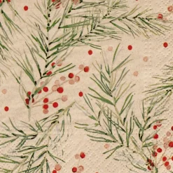 CASA ECO HOLLY Set Di 20 Tovaglioli Multicolore| Tovaglioli