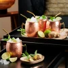 CASA FANCY Cannucce Cocktail Con Spazzola Dorato| Accessori Per Cocktail