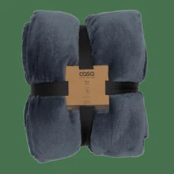CASA FLANELLA Plaid Grigio Scuro| Plaid