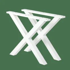 CASA FORMAX Tavolo Da Giardino Con Gambe X Nero| Tavoli Da Giardino