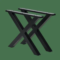 CASA FORMAX Tavolo Da Giardino Con Gambe X Nero| Tavoli Da Giardino