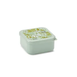 CASA FRESHMOOD Contenitori X Snack Set Da 3 Seafoam + Stampa Loulou Colore: Seafoam| Scatole Conserva Vivande