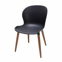 CASA FRIDA / FRAY Set/4 Gambe Nero Nero| Sedie Da Pranzo|Sedie Da Giardino