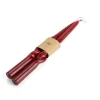 CASA GLOSSY Candela S/2 Rosso Scuro| Candele
