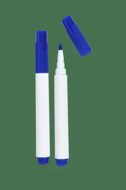 CASA HOMEY CLIP Pennarello A Gesso Contenitore Blu| Strumenti Da Cucina