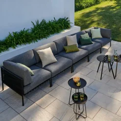 CASA JUMBO Poltrona Ad Angolo Nero| Set Lounge
