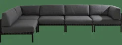 CASA JUMBO Poltrona Ad Angolo Nero| Set Lounge