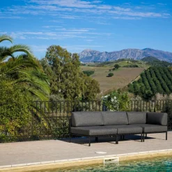 CASA JUMBO Poltrona Ad Angolo Nero| Set Lounge