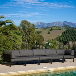 CASA JUMBO Poltrona Ad Angolo Nero| Set Lounge