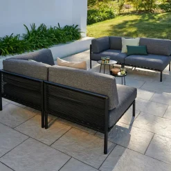 CASA JUMBO Poltrona Ad Angolo Nero| Set Lounge
