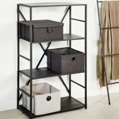 CASA LINOLUX Scatola Portatutto Con Coperchio Beige| Scatole