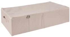 CASA LINOLUX Scatola Portatutto Con Coperchio Beige| Scatole