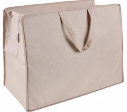 CASA LINOLUX Scatola Portatutto Con Zip Beige| Scatole