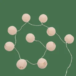 CASA LYNN Filo Luminoso Sfera 10 Luci Led Beige| Fili Luminosi