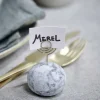 CASA MARBLE Portanome Bianco| Segnanomi
