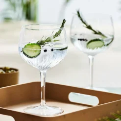 CASA MIXOLOGY Bicchiere Da Gin 80 CL Trasparente| Bicchieri Da Cocktail