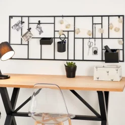 CASA MODULAR Organiser Da Parete Nero| Decorazioni Da Parete|Scaffali Da Parete