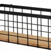 CASA MODULAR Set Di 7 Ganci Nero| Decorazioni Da Parete|Scaffali Da Parete