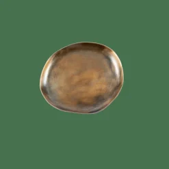 CASA OVALS Piatto Da Portata Dorato| Ciotole Decorativi