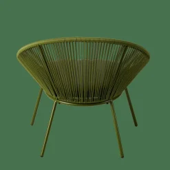 CASA PAPAYO Sedia Lounge Con Cuscino Verde| Sedie Lounge