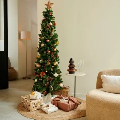 CASA PINUS Ramoscello Natalizio Rosso, Verde| Rami Artificiali