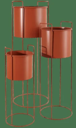 CASA PLUTO Vaso Per Piante Terracotta| Supporti Per Piante