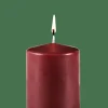 CASA PURE Candela Cilindrica Rosso Scuro| Candele