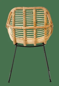 CASA ROTAN Sedia Da Tavolo Naturale| Sedie Da Pranzo