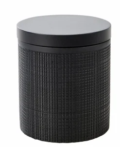 CASA SAMOURAI Scopino WC In Supporto Nero| Accessori Da Lavandino